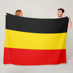 Vlag van grote Belgische vlag Fleece Deken