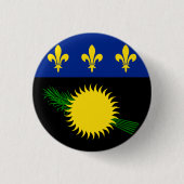 Vlag van Guadeloupe Ronde Button 3,2 Cm (Voorkant)