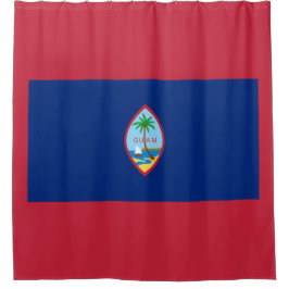 Vlag van Guam Douchegordijn