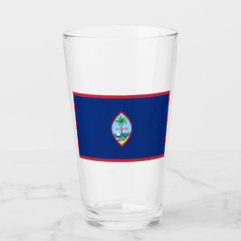 Vlag van Guam Glas