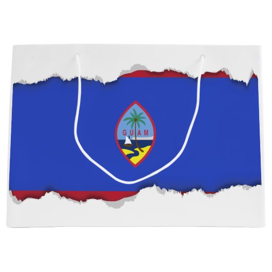 Vlag van Guam Groot Cadeauzakje (Voorkant)