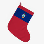 Vlag van Guam Grote Kerstsok (Voorkant (Hangend))