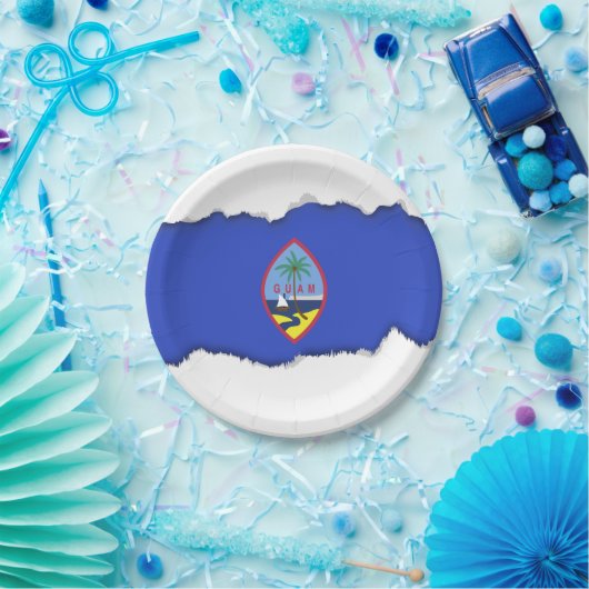 Vlag van Guam Papieren Bordje (Feest)