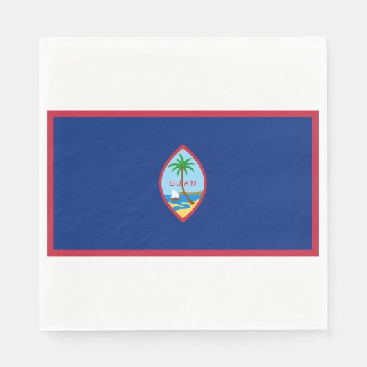Vlag van Guam Servet (Voorkant)