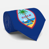 Vlag van Guam Stropdas (Opgerold)