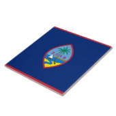 Vlag van Guam Tegeltje (Zijkant)
