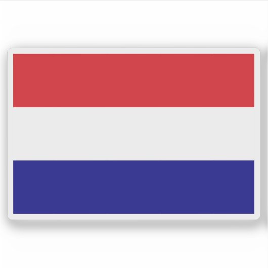 Vlag van Guaranda, Ecuador Sticker (Voorkant)