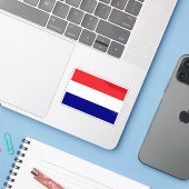 Vlag van Guaranda, Ecuador Sticker (Laptop met iPhone)