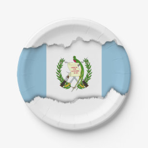Vlag van Guatamala Papieren Bordje