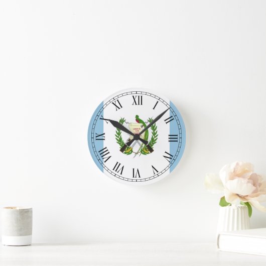 Vlag van Guatamala Ronde Klok (Huis)