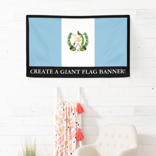 Vlag van Guatamala Spandoek (Insitu)