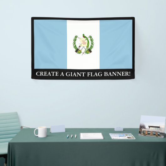 Vlag van Guatamala Spandoek (Beurs)