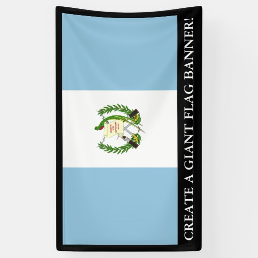 Vlag van Guatamala Spandoek (Verticaal)