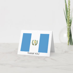 Vlag van Guatemala Bedankkaart
