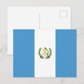 Vlag van Guatemala Briefkaart (Voorkant / Achterkant)