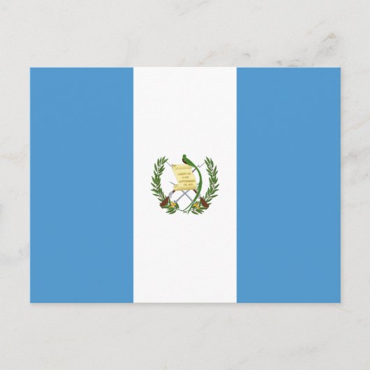 Vlag van Guatemala Briefkaart (Voorkant)