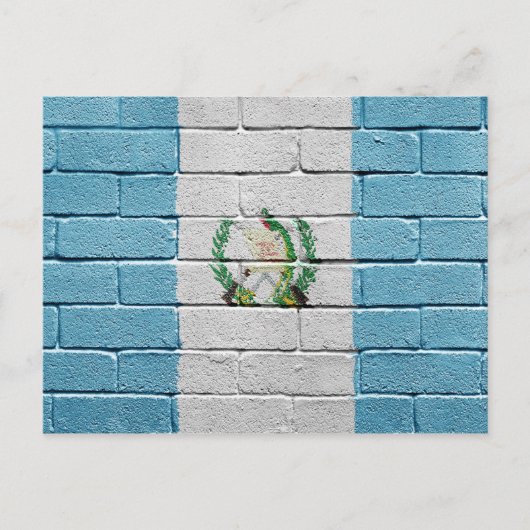 Vlag van Guatemala Briefkaart (Voorkant)