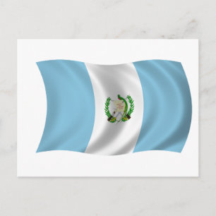 Vlag van Guatemala Briefkaart