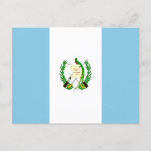 Vlag van Guatemala Briefkaart