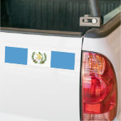 Vlag van Guatemala Bumpersticker (Op Truck)