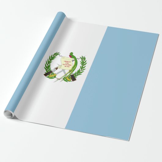 Vlag van Guatemala Cadeaupapier (Uitgerold)
