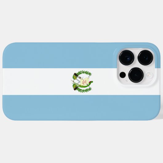 Vlag van Guatemala Case-Mate iPhone Case (Achterkant (horizontaal))
