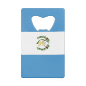 Vlag van Guatemala Creditkaart Flessenopener (Voorkant)