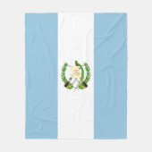Vlag van Guatemala Fleece Deken (Voorkant)