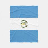 Vlag van Guatemala Fleece Deken (Voorkant)