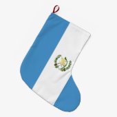 Vlag van Guatemala Grote Kerstsok (Voorkant (Hangend))