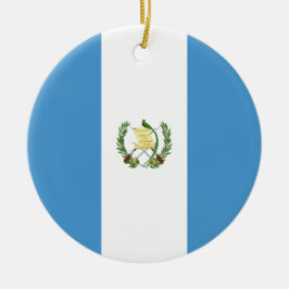 Vlag van Guatemala Keramisch Ornament