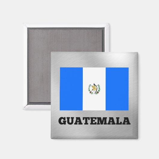 Vlag van Guatemala Magneet (Voorkant / Achterkant)