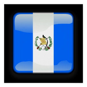 Vlag van Guatemala Perfect Poster