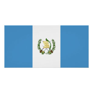 Vlag van Guatemala Perfect Poster