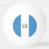Vlag van Guatemala Pingpongbal (Achterkant)