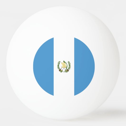 Vlag van Guatemala Pingpongbal (Voorkant)