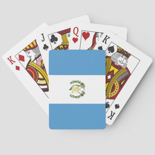 Vlag van Guatemala Pokerkaarten (Achterkant)