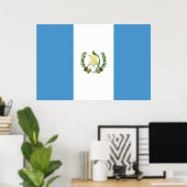 Vlag van Guatemala Poster (Thuiskantoor)