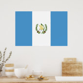 Vlag van Guatemala Poster (Keuken)