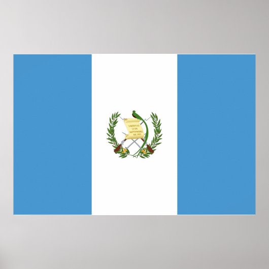 Vlag van Guatemala Poster (Voorkant)