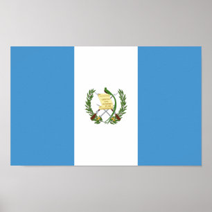 Vlag van Guatemala Poster