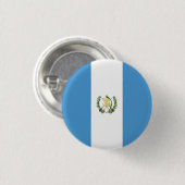 Vlag van Guatemala Ronde Button 3,2 Cm (Voorkant /achterkant)