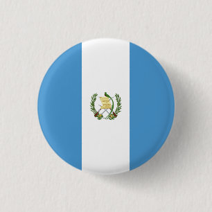Vlag van Guatemala Ronde Button 3,2 Cm