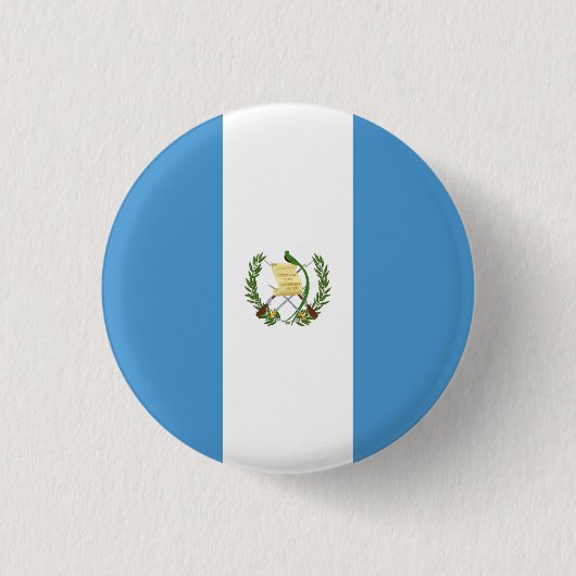 Vlag van Guatemala Ronde Button 3,2 Cm (Voorkant)