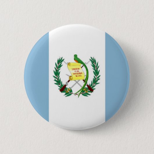 Vlag van Guatemala Ronde Button 5,7 Cm (Voorkant)