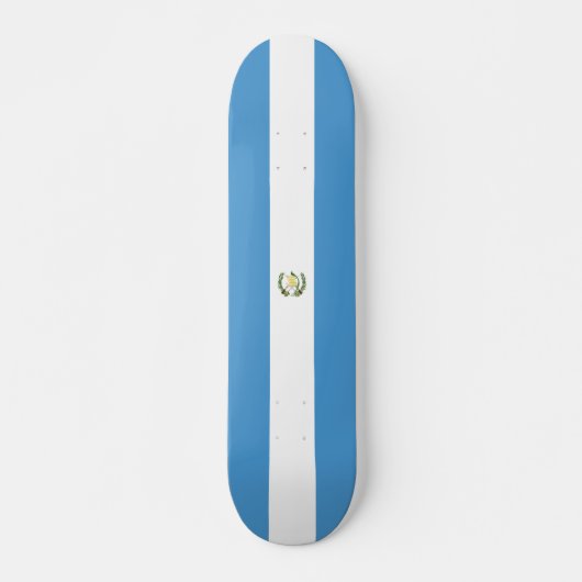 Vlag van Guatemala Skateboard Deck (Voorkant)