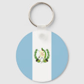 Vlag van Guatemala Sleutelhanger (Voorkant)