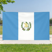 Vlag van Guatemala Spandoek (Buitenkant)