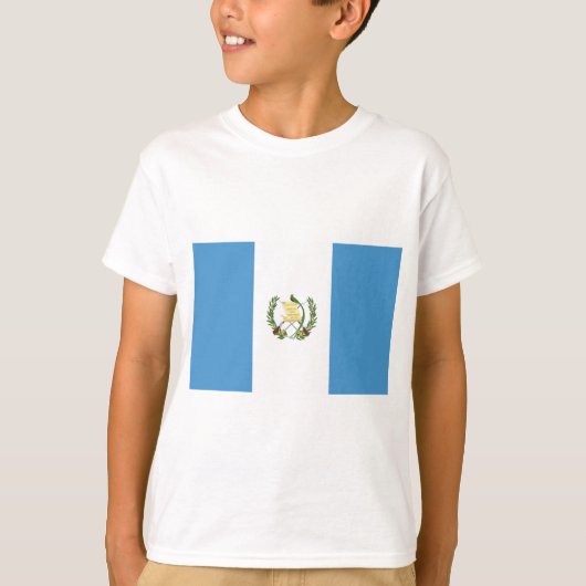 Vlag van Guatemala T-shirt (Voorkant)