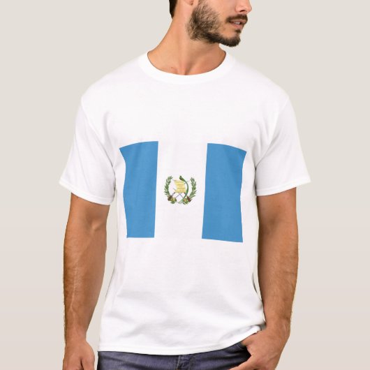 Vlag van Guatemala T-shirt (Voorkant)